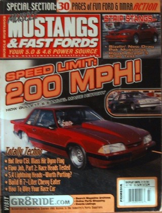 MUSCLE MUSTANGS & FAST FORDS 2001 JULY - INDUCTION